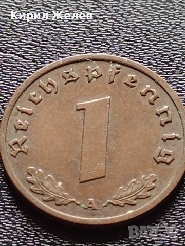 Две монети 1 райхспфенинг 1938г. Трети райх с СХВАСТИКА редки за КОЛЕКЦИЯ 37767, снимка 4 - Нумизматика и бонистика - 40637991