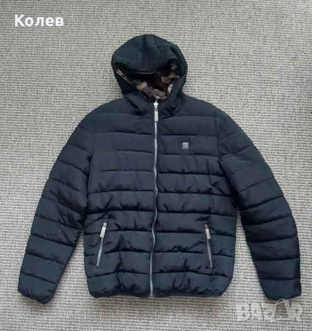 Двулицево дебело зимно мъжко яке Streetspun, снимка 2 - Якета - 48048805