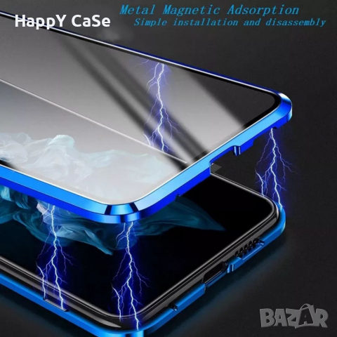 Samsung Galaxy S22 Ultra / S22+ / Двоен 360 градуса магнитен кейс калъф, снимка 5 - Калъфи, кейсове - 36461232