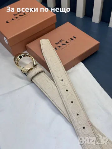 Coach Дамски Колан Естествена Кожа - Налични Различни Цветове Код D2277, снимка 4 - Колани - 49516734