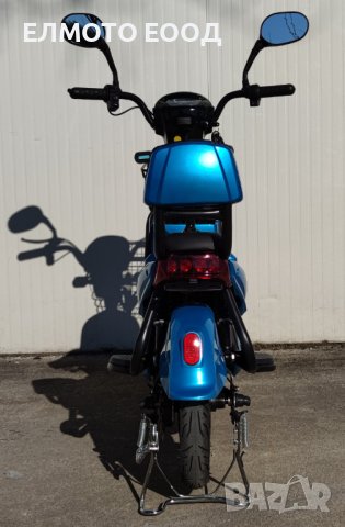Електрически скутер 350W 20Ah батерия модел MK-K син цвят, снимка 7 - Мотоциклети и мототехника - 40534753