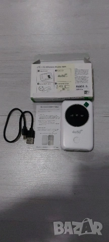 4G/5G LTE безжичен мобилен Wi-Fi рутер R603-5 White (работи с всички оператори)