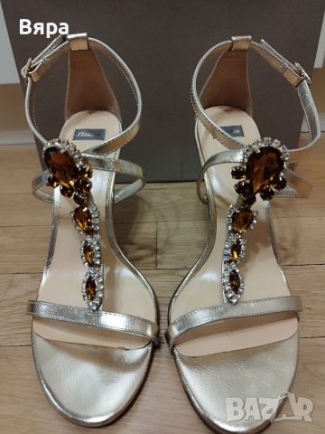 Италиански дамски сандали Bata , 39 номер, снимка 4 - Дамски елегантни обувки - 41148541