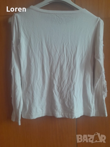 Подарявам!Детска бяла блузка , снимка 4 - Детски Блузи и туники - 51543579