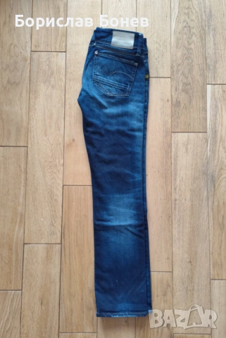 Дамски дънки G-Star 3301 Lynn Bootcut, ЧИСТО НОВИ, тъмно изпрани, снимка 6 - Дънки - 53845657