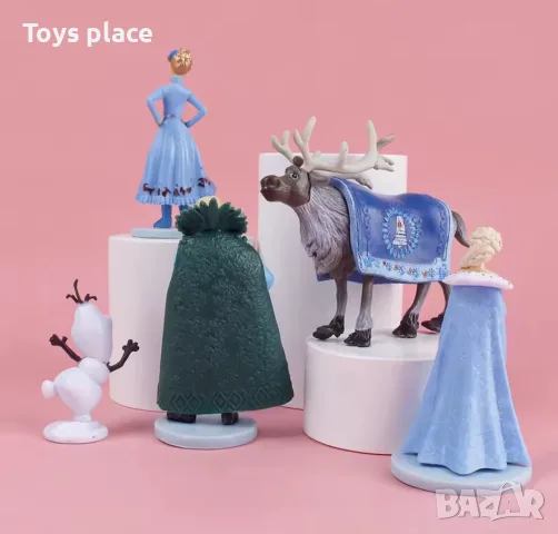 Лот големи масивни фигурки Елза и Анна Замръзналото кралство Frozen, снимка 2 - Фигурки - 51144141