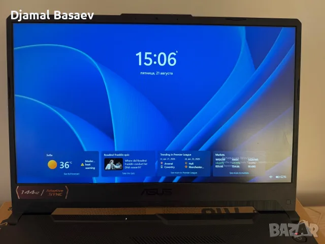 ASUS TUF Gaming A15 FA506NCG Ryzen 7 RTX 3050