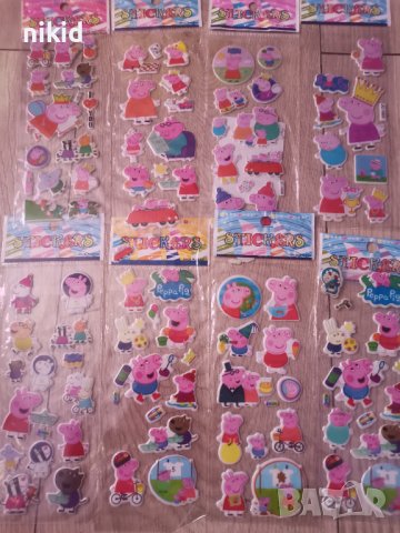 3D Пепа Пиг peppa pig Джордж лист самозалепващи лепенки ръчна изработка декорация и др.