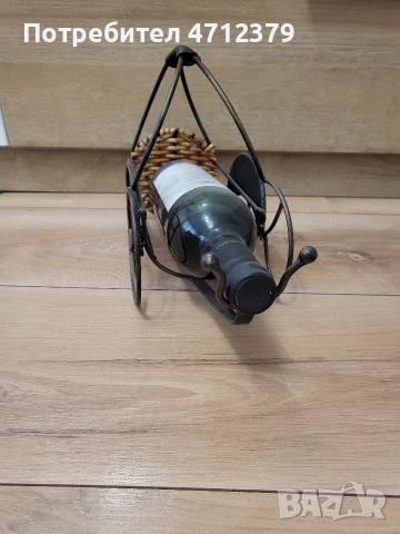 Метална стойка за вино, снимка 2 - Декорация за дома - 53142094