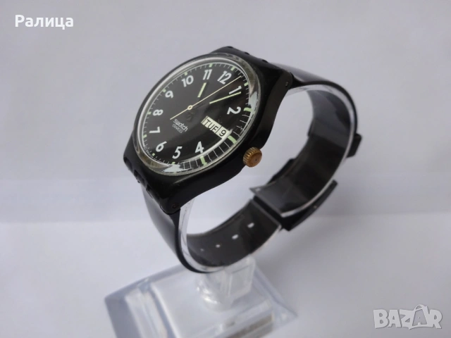Кварцов часовник  Swatch с ден и дата, снимка 5 - Мъжки - 53054508