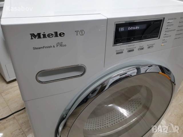 9кг Пара Miele Сушилня с термопомпа Миеле 12м Гаранция, снимка 2 - Сушилни - 53640915