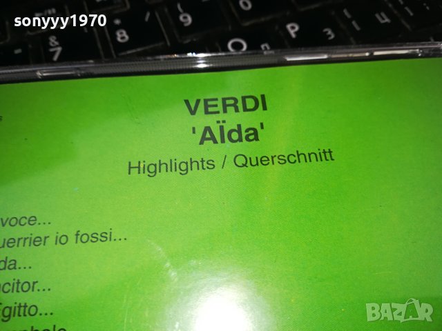 VERDI AIDA CD MADE IN HOLLAND 1802241100, снимка 16 - CD дискове - 44349654