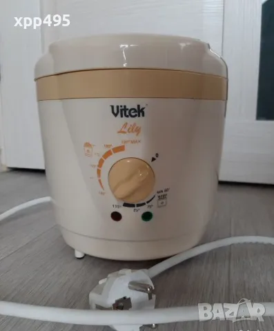 Фритюрник с малка мазина Vitek VT-1535 като нов, снимка 4 - Фритюрници - 55730201