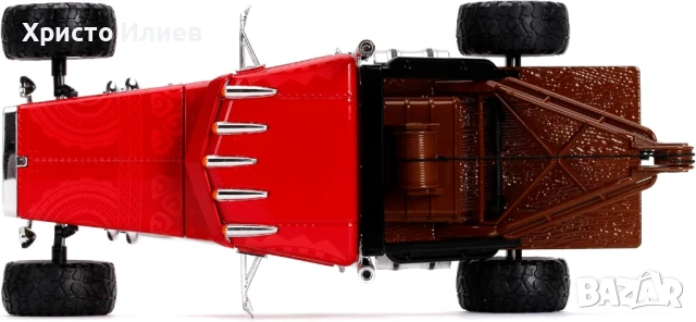 Метална кола Jada Бързи и Яростни Камион на Шоу 18см 1:24 Fast Furious, снимка 2 - Коли, камиони, мотори, писти - 50735194