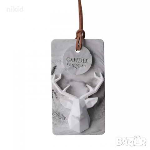 3D геометричен елен глава калъп силиконов молд форма декор шоколад фондан украса гипс сапун смола, снимка 5 - Форми - 36164701