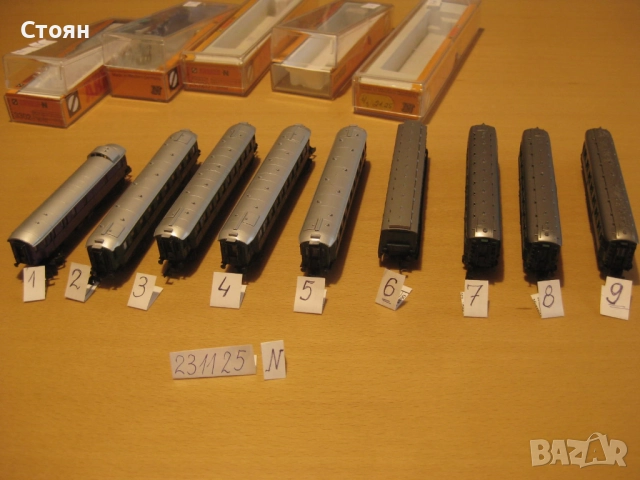 Вагони АРНОЛД (западна Германия) мащаб 1:160 N, снимка 2 - Колекции - 52510342