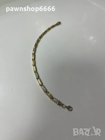 Златна гривна 14К, снимка 7 - Гривни - 53247661