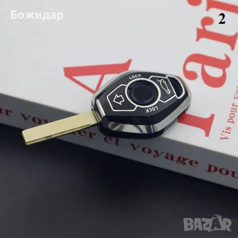 Калъф за ключ, BMW E46 E53 X5 E83 X3 E39 Серия 7 5 3, снимка 6 - Аксесоари и консумативи - 48855792