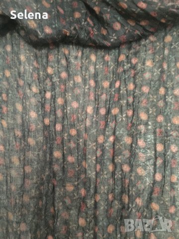 шал с две лица и намачкан ефект, снимка 4 - Шалове - 39720809