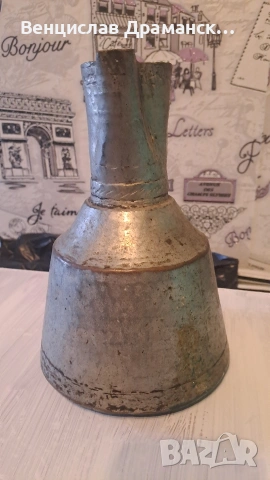 Медна кана за мляко, снимка 2 - Антикварни и старинни предмети - 53332563