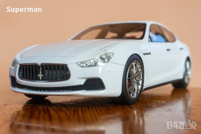 Top Marques Collectibles 1/18 - Maserati Ghibli, снимка 3 - Коли, камиони, мотори, писти - 55976547