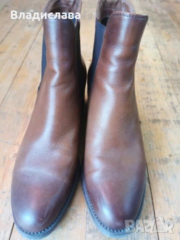 Кожени боти, снимка 4 - Дамски боти - 51990526
