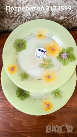 Два стъклени сервиза на Luminarc/Made in France 