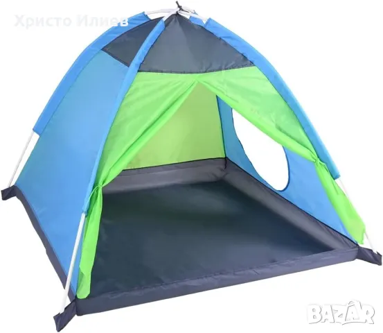 Детска двойна Палатка с тунел за игра 3в1 Палатка иглу Палатка Типи Цветен тунел, снимка 5 - Други - 50160676