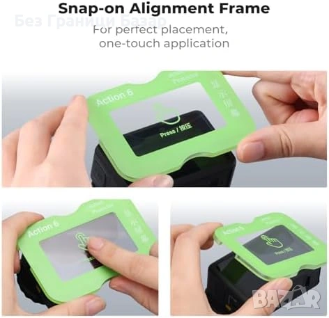 Нов K&F AR протектор стъкло 9H за DJI Osmo Action 6 екран + обектив, снимка 3 - Чанти, стативи, аксесоари - 53523253