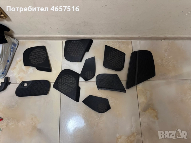 Предпазна решетка на говорителя на задна дясна врата на Ауди Audi A3 8P само за 30лв. 8P4035436, снимка 4 - Части - 52516650