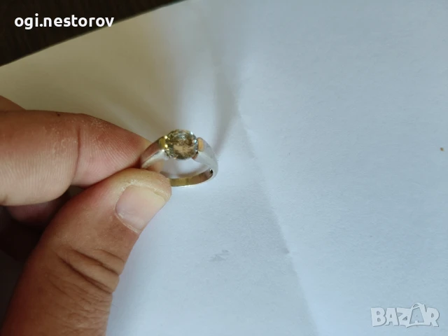 Сребърен пръстен , снимка 6 - Пръстени - 45728591