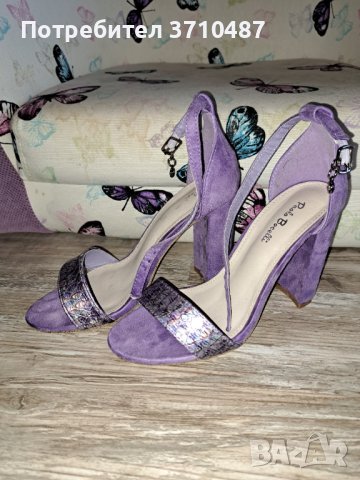 Сандали на ток, снимка 1