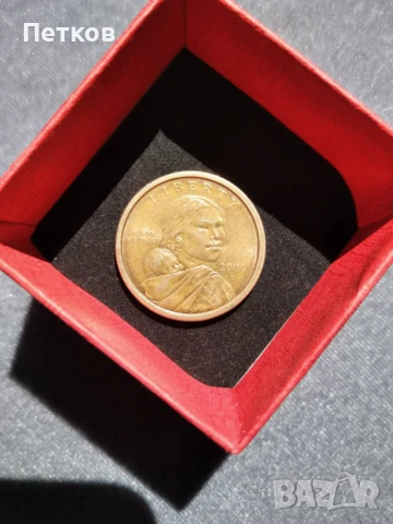 Рядка монета 1 долар LIBERTY Сакагавея , снимка 1