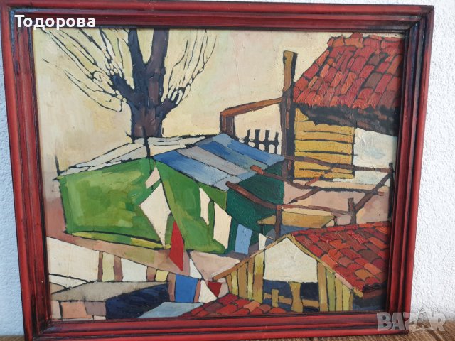 Авторска картина- Димитър Стерев-1989година, снимка 3 - Картини - 41227646