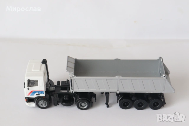 HERPA H0 1/87 DAF 95 САМОСВАЛ ГОНДОЛА КАМИОН МОДЕЛ, снимка 2 - Колекции - 53655049