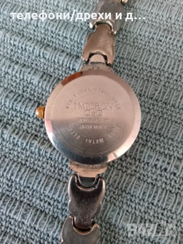 Позлатен дамски часовник Q&Q (1 микрон), снимка 3 - Дамски - 51228380