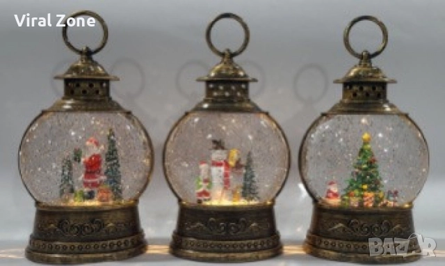 Коледен снежен глобус, снимка 3 - Декорация за дома - 52518189