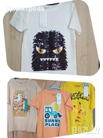 Чисто нови тениски за момче размер 128см