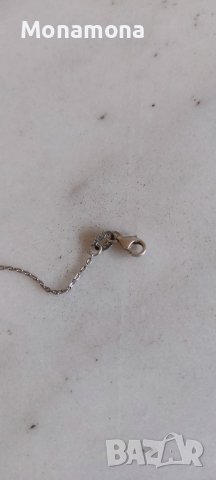 Сребърно колие, снимка 2 - Колиета, медальони, синджири - 41856067