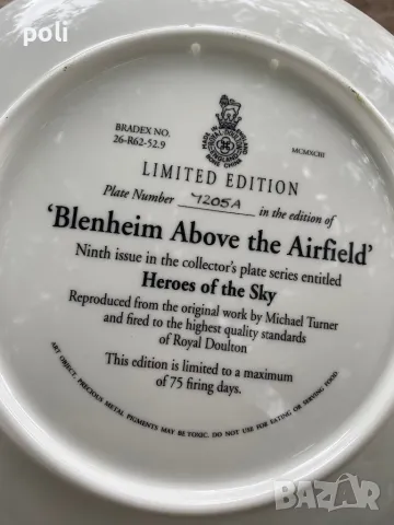 порцеланова чиния за стена , снимка 2 - Декорация за дома - 50126592