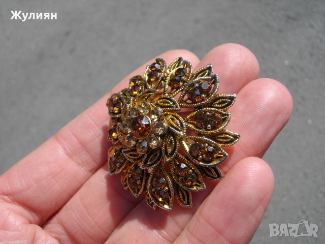 СТАРА БРОШКА ВИСУЛКА, снимка 3 - Антикварни и старинни предмети - 40308643