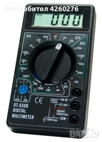 Цифров мултиметър модел DT830B