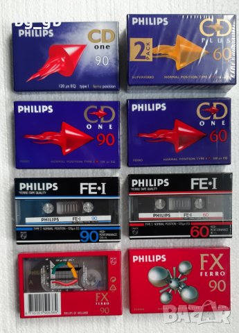 Нови аудио касети PHILIPS, FUJI, SCOTCH, BASF, MEMOREX