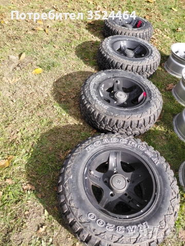 Джанти 5х139 7 R15 7j с гуми 215/75, снимка 2 - Гуми и джанти - 52178120