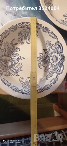 Нов руски сервиз ръчно рисуван от 60 -70 те години на миналия ве Може  да се използват чиниите за , снимка 6 - Антикварни и старинни предмети - 48821976