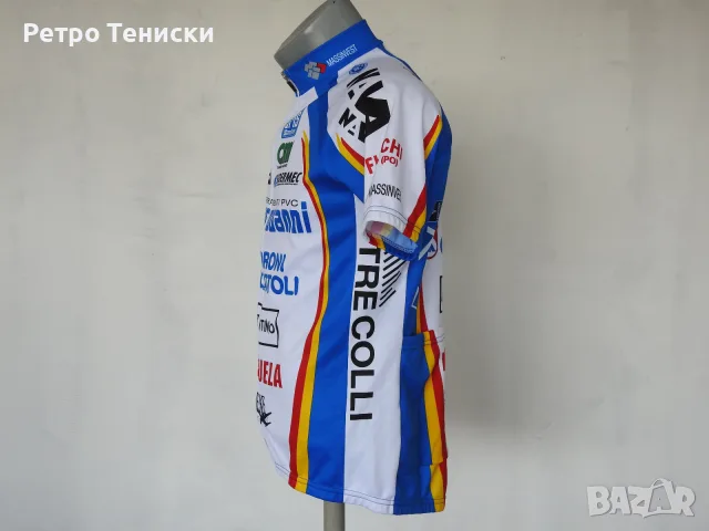 Тениска Santini — Мъже размер L Бяло, снимка 2 - Детски анцузи и суичери - 56314868