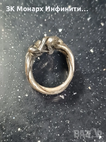Сребърен Пръстен , снимка 4 - Пръстени - 53206643