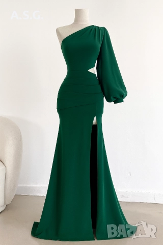 Елегантна дълга рокля 