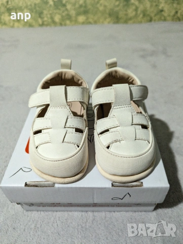 KK Бебешки боси сандали бели | 21 номер / 13.3 см стелка