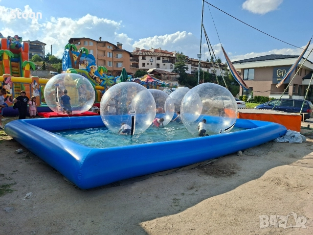 Надуваем басейн с топки и лодки, снимка 3 - Друго търговско оборудване - 51631214